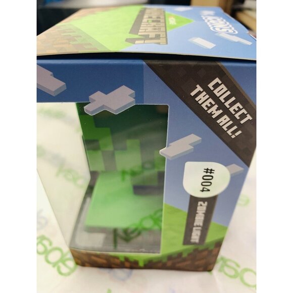 MINECRAFT ZOMBIE LIGHT MINI 5'' NEW COLLECTIBLES 8+ - Picture 3 of 6